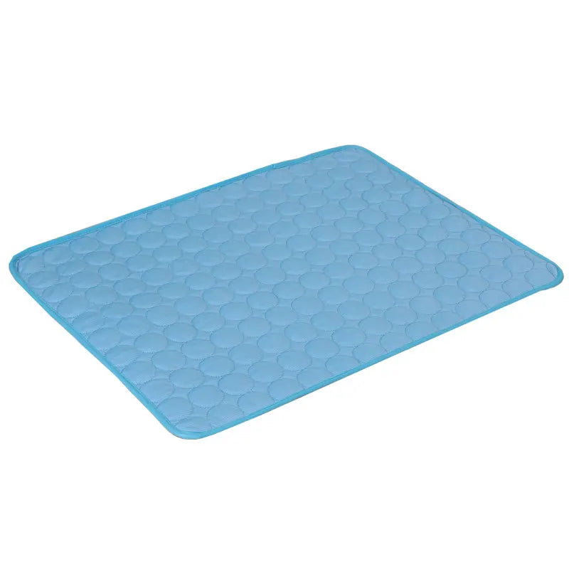 Dog Cooling Mat – Self-Cooling Ice Silk Pad for Dogs & Cats, Washable, XS–2XL