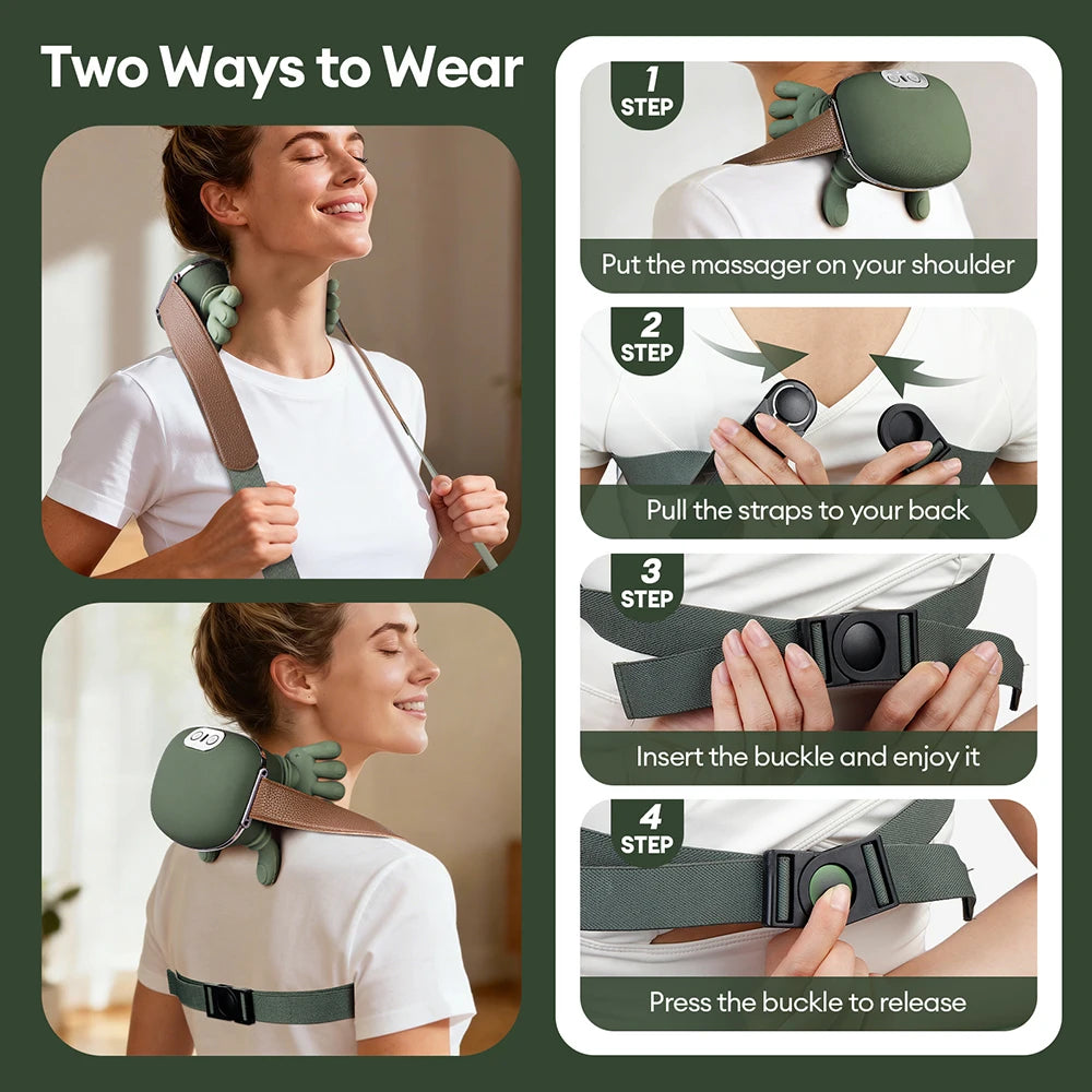 Finger Neck Shoulder Massager Wireless™