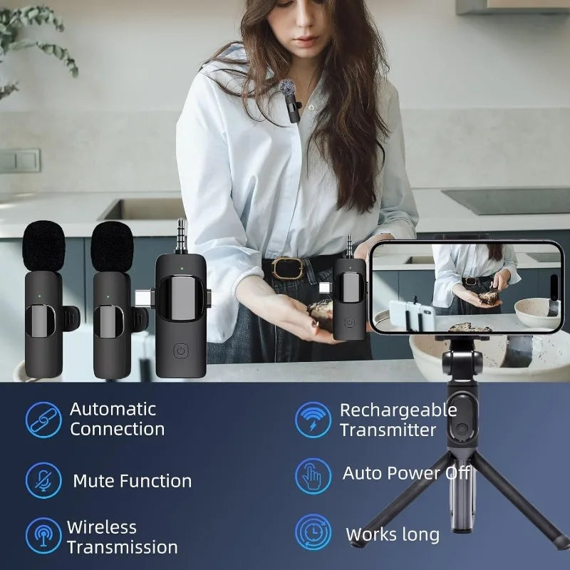 Mini Wireless Lavalier Microphone USB™