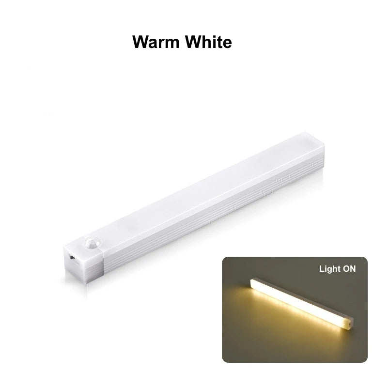 Motion Sensor LED Bar Light – 3 Color Temps, Dimmable, Rechargeable, Magnetic Mount