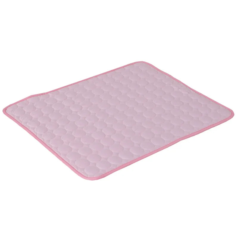 Dog Cooling Mat – Self-Cooling Ice Silk Pad for Dogs & Cats, Washable, XS–2XL