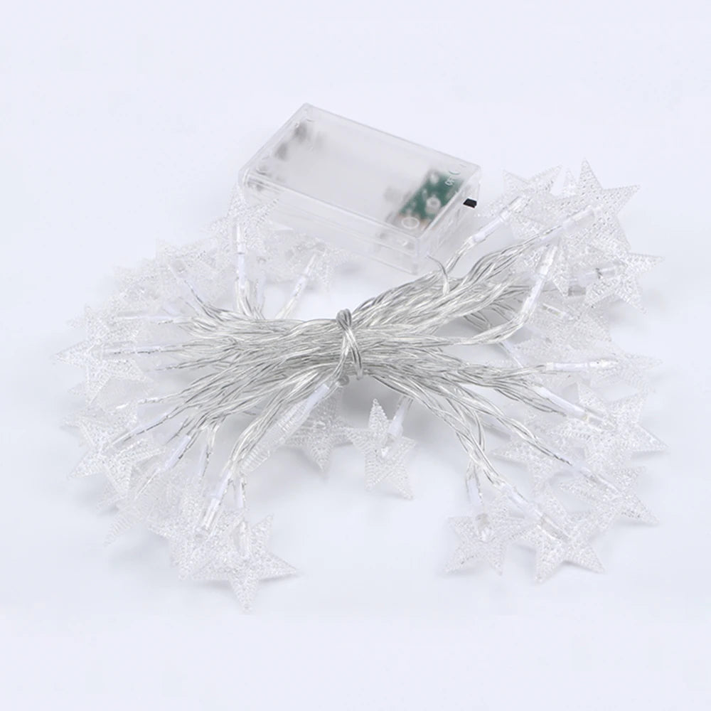 LED Star Fairy String Lights – USB or Battery, 1.5–10 m