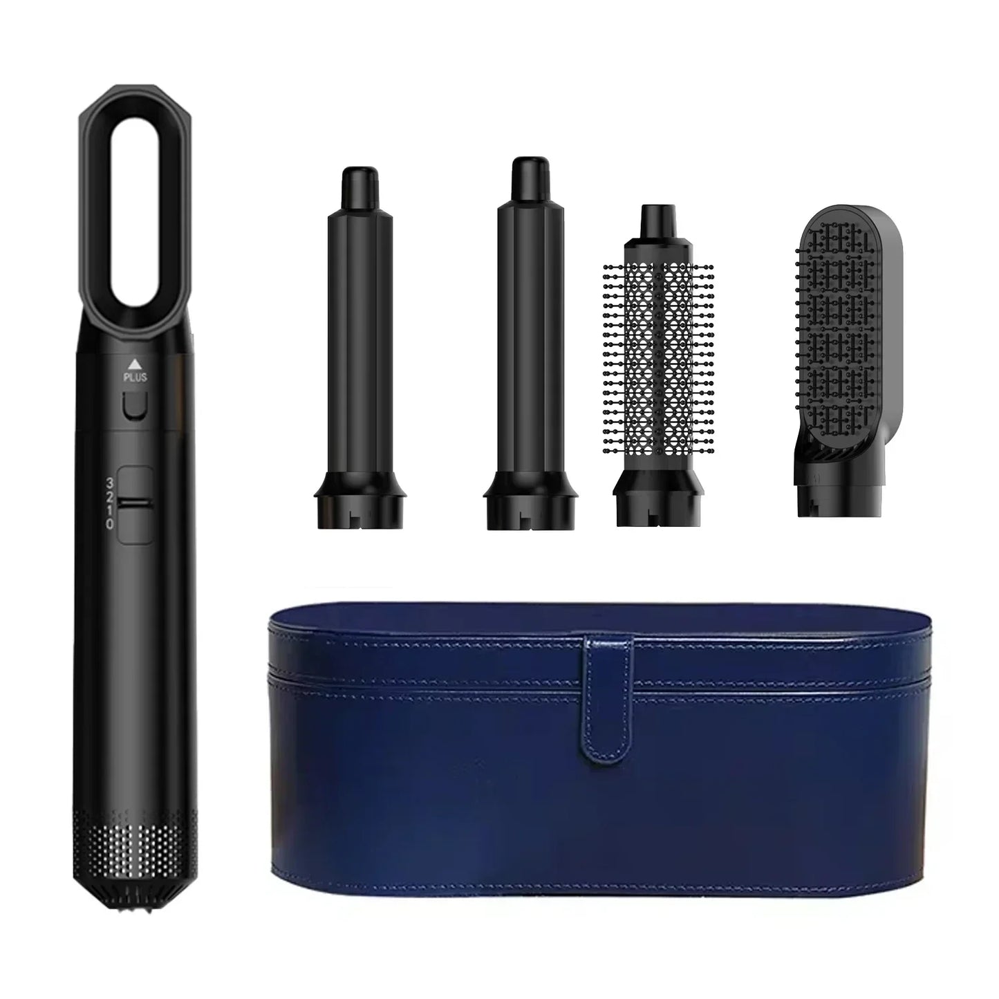 5-in-1 Hair Dryer & Styler Kit – Hot Air Brush, Curling Iron & Straightener