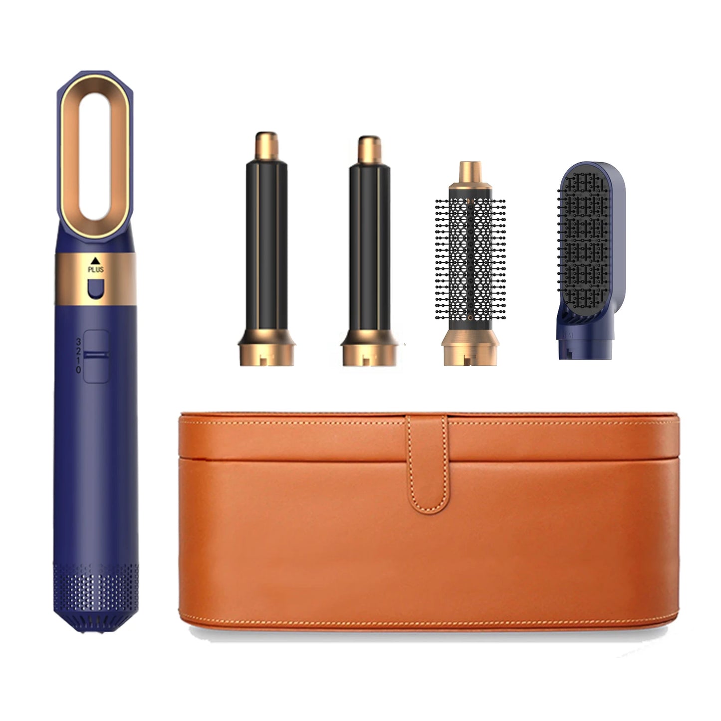 5-in-1 Hair Dryer & Styler Kit – Hot Air Brush, Curling Iron & Straightener