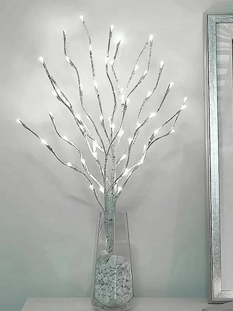White Birch Branch Lights – 20 LED, Battery Operated, 28.35 in