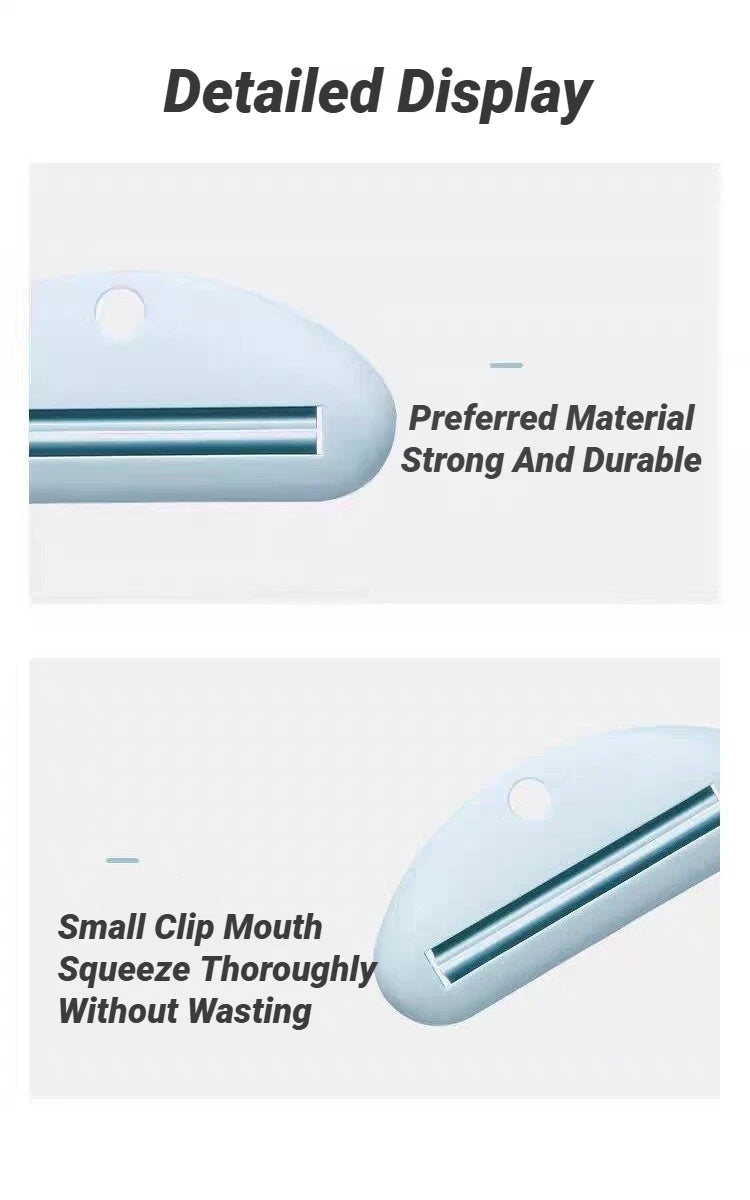 Toothpaste Tube Squeezer Clip – Multi-Purpose, Zero Waste, Compact
