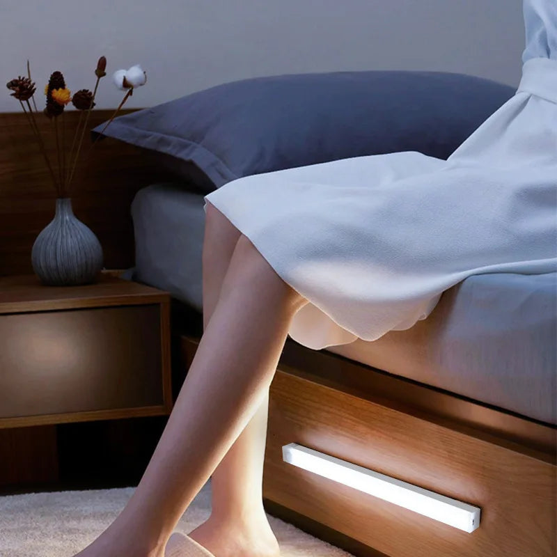 Motion Sensor LED Bar Light – 3 Color Temps, Dimmable, Rechargeable, Magnetic Mount