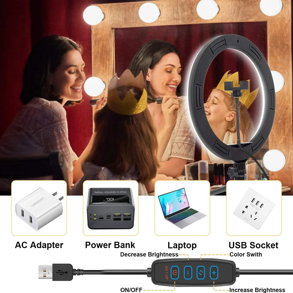 Video Lights Dimmable Light Selfie LED™