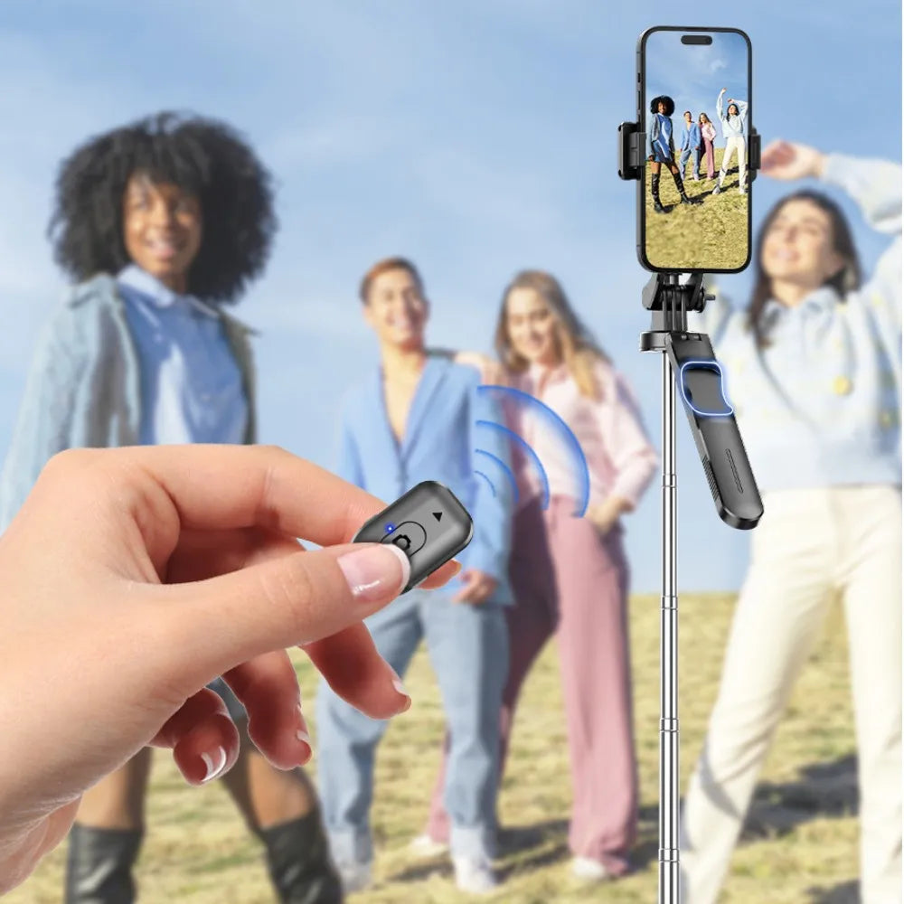 MEUYAG Selfie Stick Tripod – Extends to 1.7m, Bluetooth Remote