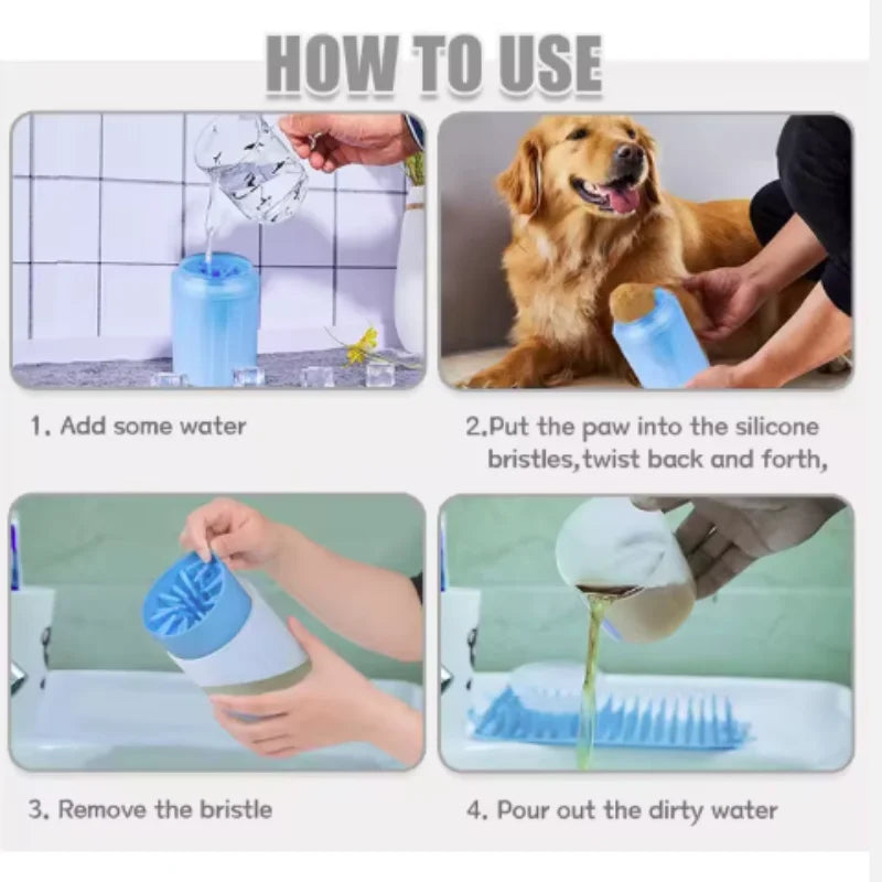 Dog Paw Cleaner Cup Soft Silicone™