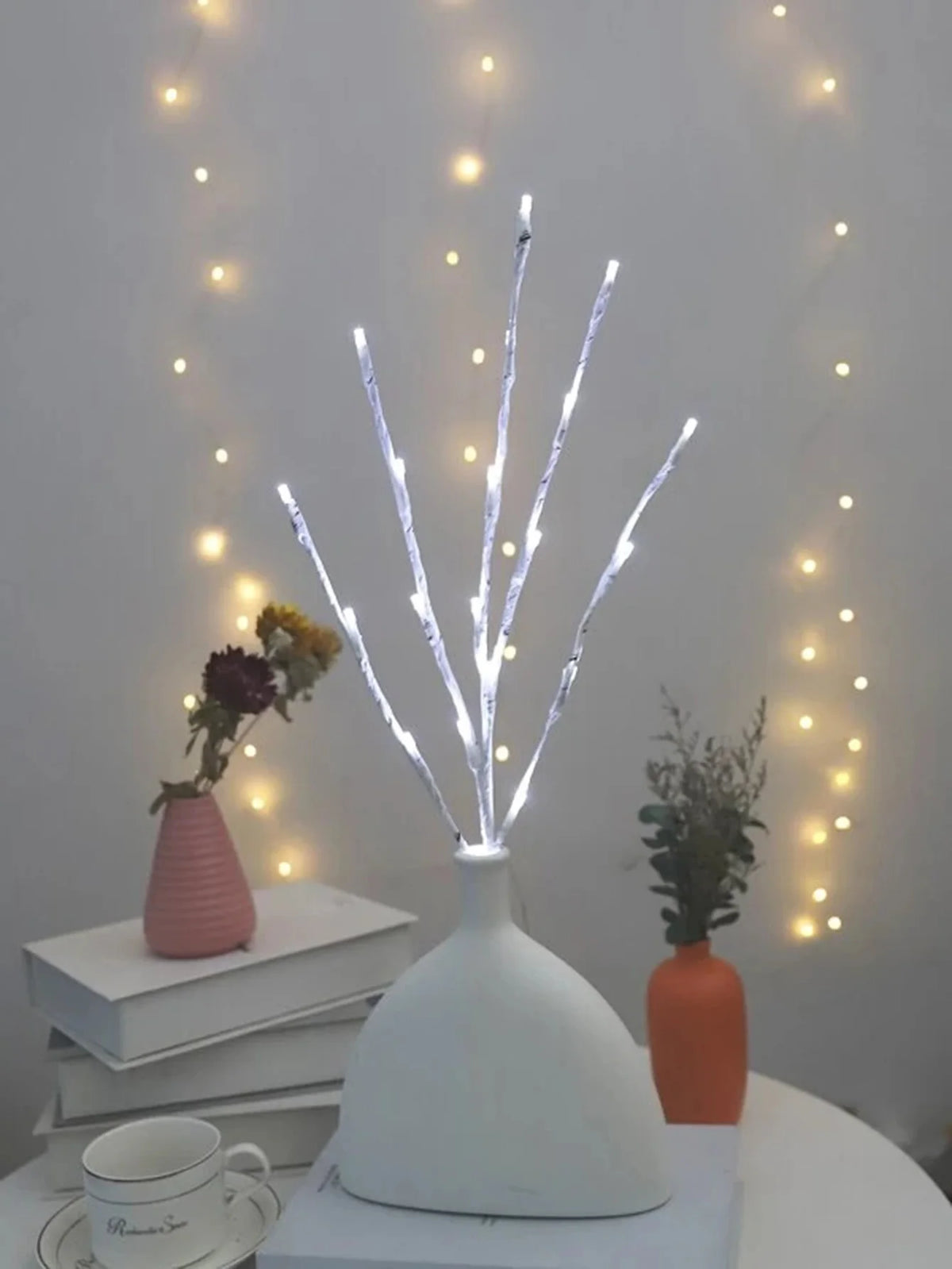 White Birch Branch Lights – 20 LED, Battery Operated, 28.35 in