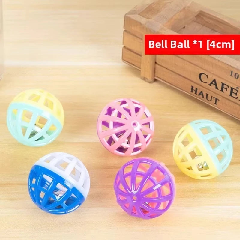 Cat Puzzle Toy – Felt Box with Ball for Indoor Cats