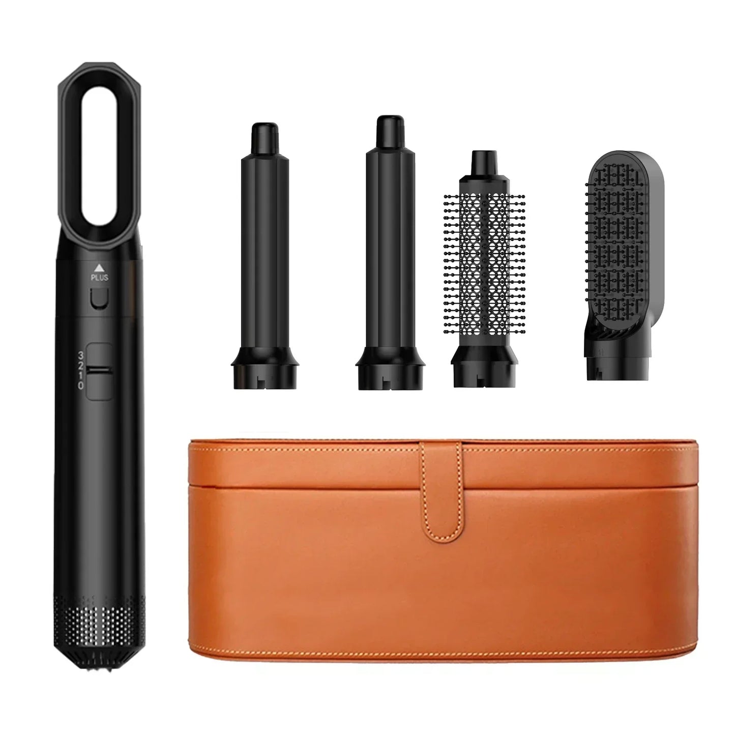 5-in-1 Hair Dryer & Styler Kit – Hot Air Brush, Curling Iron & Straightener