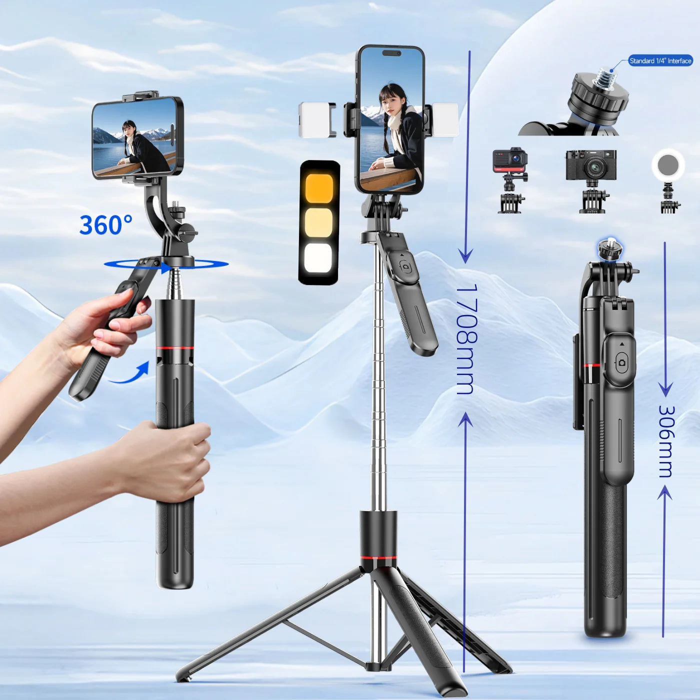 MEUYAG Selfie Stick Tripod™
